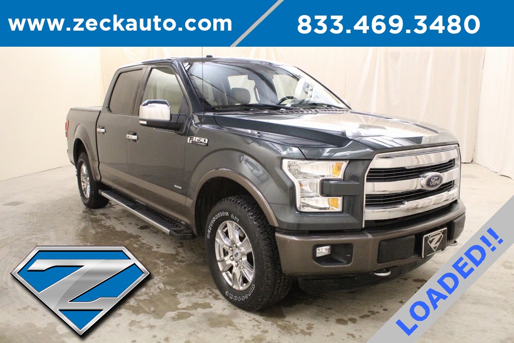 Pre Owned 2015 Ford F 150 Lariat 4d Supercrew In Leavenworth