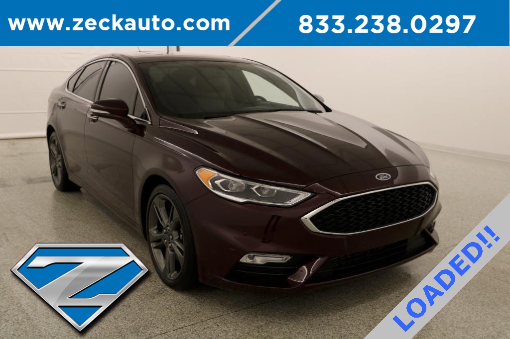 Pre Owned 2017 Ford Fusion Sport 4d Sedan In Leavenworth F25858 Pre Owned 2017 Ford Fusion Sport